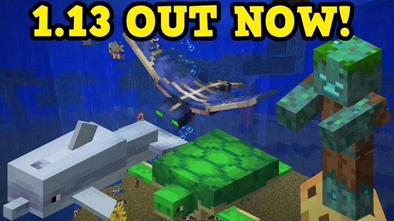 Giới thiệu chung về phiên bản Minecraft 1.13