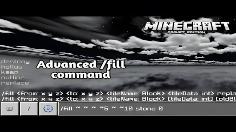 Cách Sử Dụng Lệnh Fill Trong Minecraft Pe🏆🎮 | Đơn Giản Nhưng Hiệu Quả