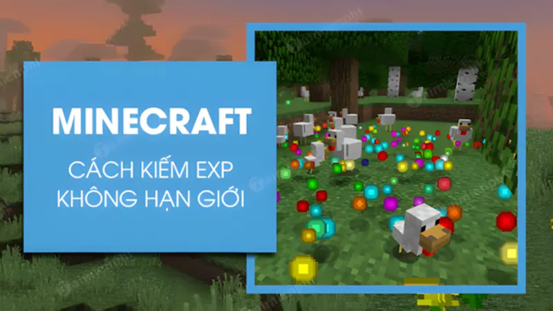 Cách Dùng Lệnh Tăng EXP Trong Minecraft PC⚡📈 | Dành Cho Người Mới