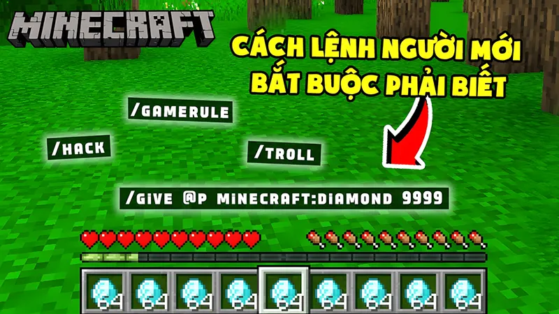 Tất Cả Các Lệnh Trong Minecraft Pe 📜🎮 | Cheat Code, Gamemode, Timeset. . .