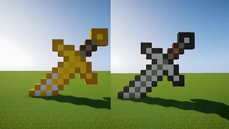 Cách Làm Kiếm Minecraft ⚔️⏱️ | Nhanh Và Hiệu Quả Nhất Trong 1 Phút