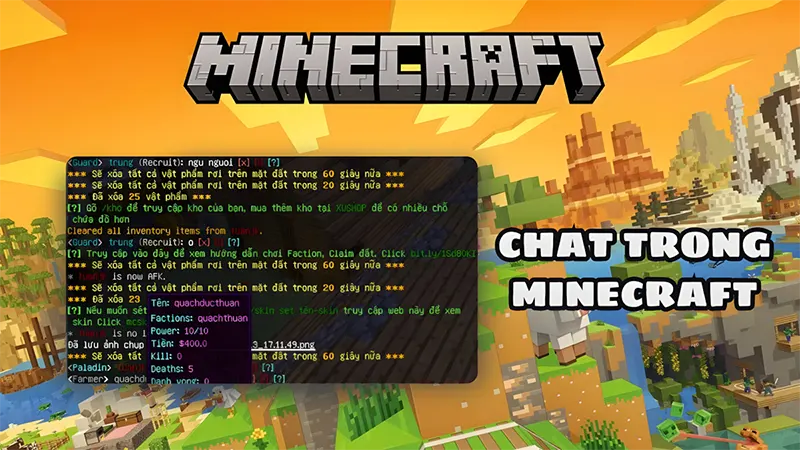 Minecraft Chat Example Cách Chat Trong Minecraft 💬🎮 | Trên Pc, Mobile Và Console