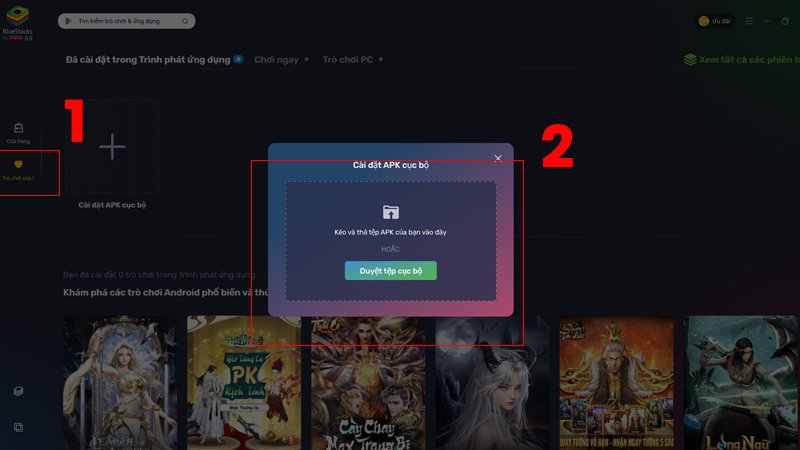 Cách chạy file Apk để giả lập Android