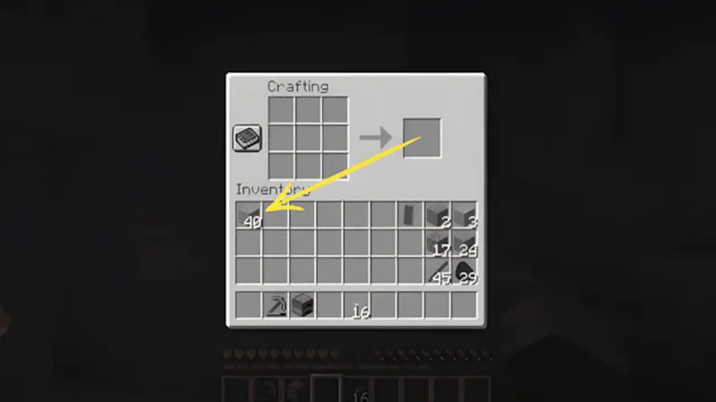 Cách tạo một tấm ván gỗ trong Minecraft