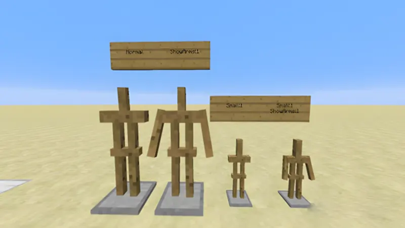 Cách treo áo giáp trên giá đỡ trong Minecraft
