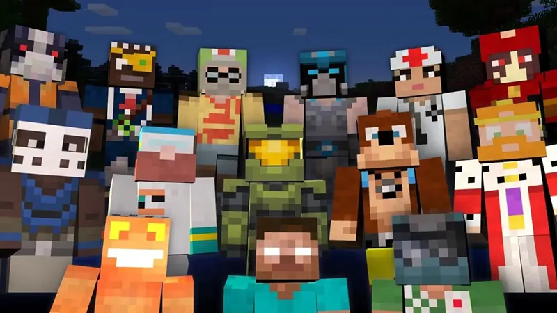Skin packs & textures từ Marketplace