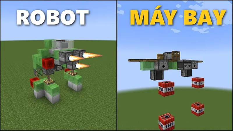 Thú vị là các bản dựng Redstone Minecraft.