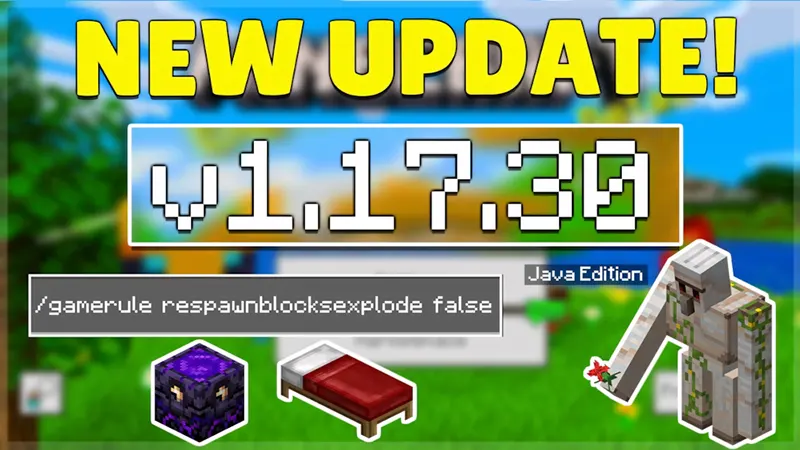 Alternative view of Minecraft 1.17.30
