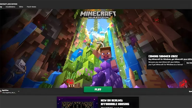Giới thiệu chung về Minecraft Launcher