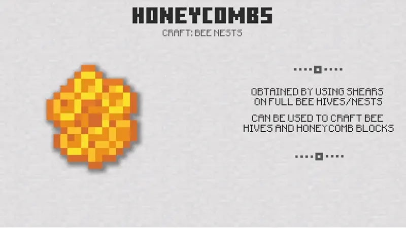 Honeycomb và honey bottle