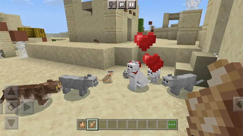 Món ăn khoái khẩu của mèo trong Minecraft là gì?