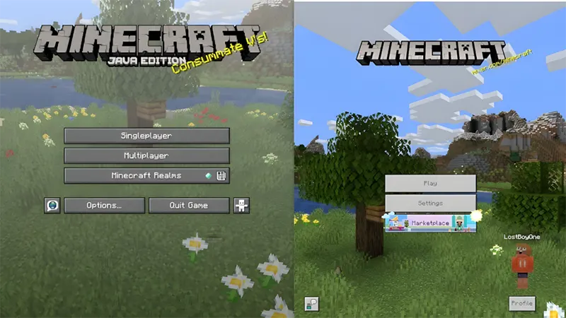 Nên chọn Minecraft Java hay Bedrock?