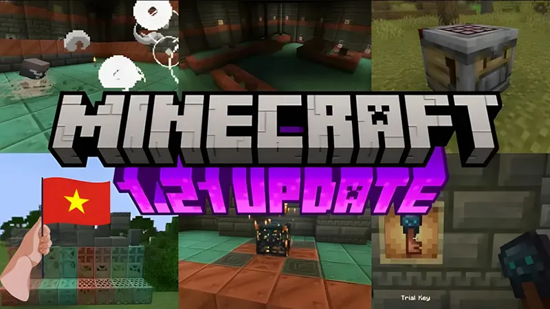 So sánh Minecraft 1. 21. 0 với phiên bản trước đó