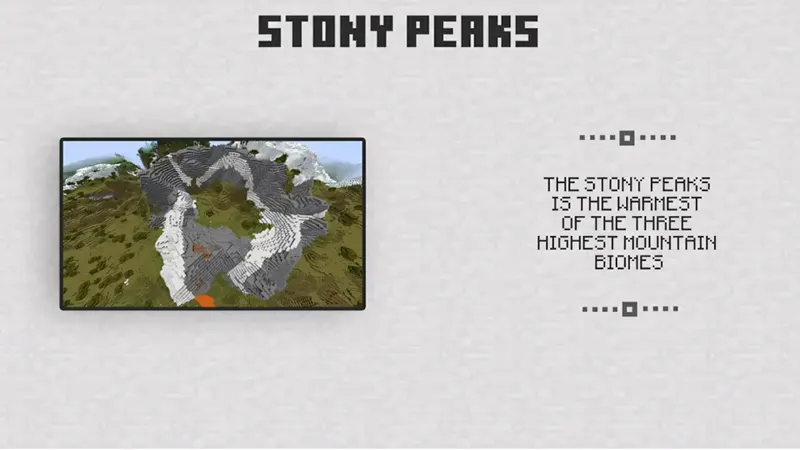 Stony Peaks – Đỉnh núi đá đặc biệt