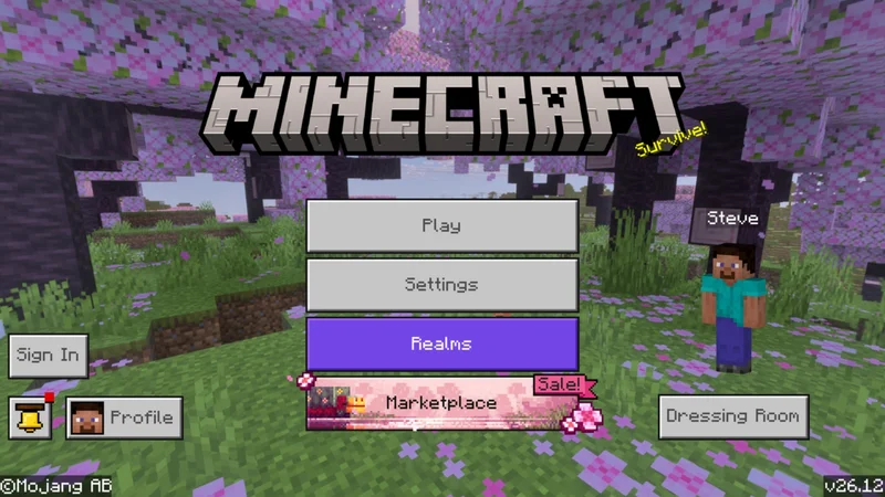 Điểm mới trong bản Minecraft 1.26.12