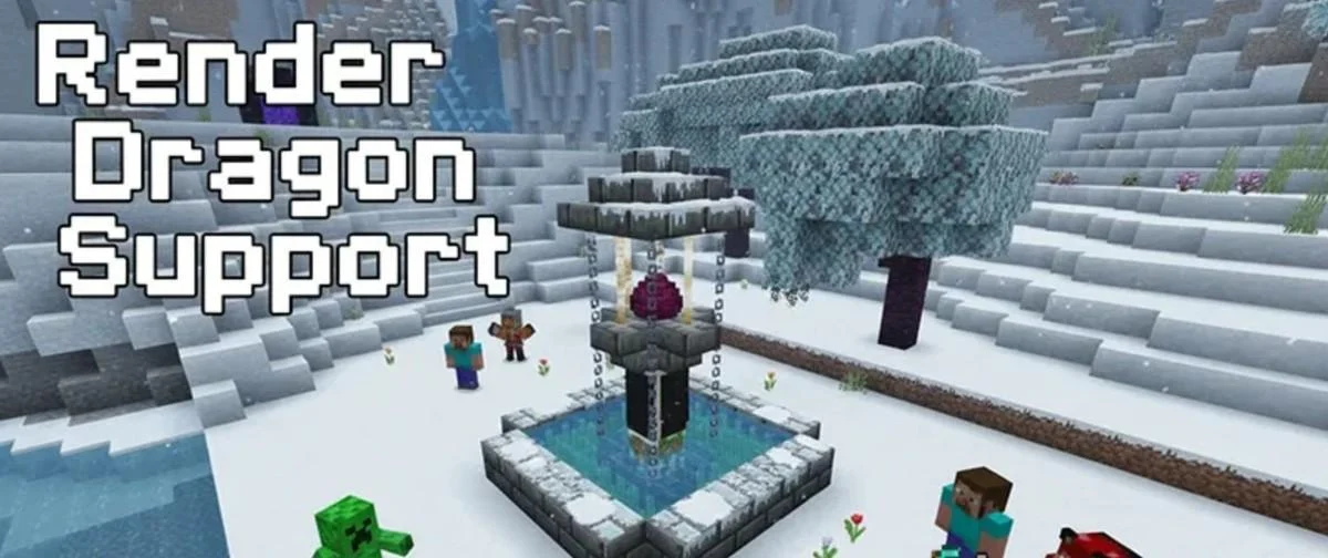 Đồ họa công nghệ renderdragon ở minecraft 1.26.10
